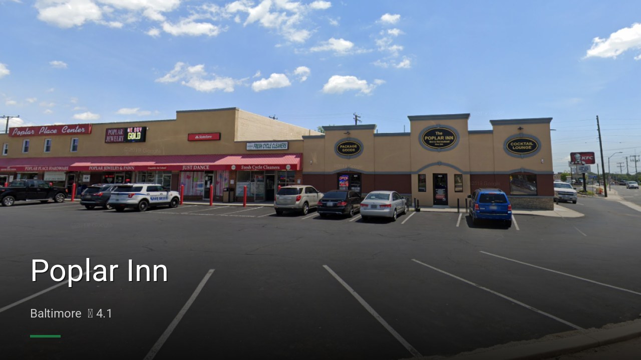 Poplar Inn - Sports Bars in Baltimore