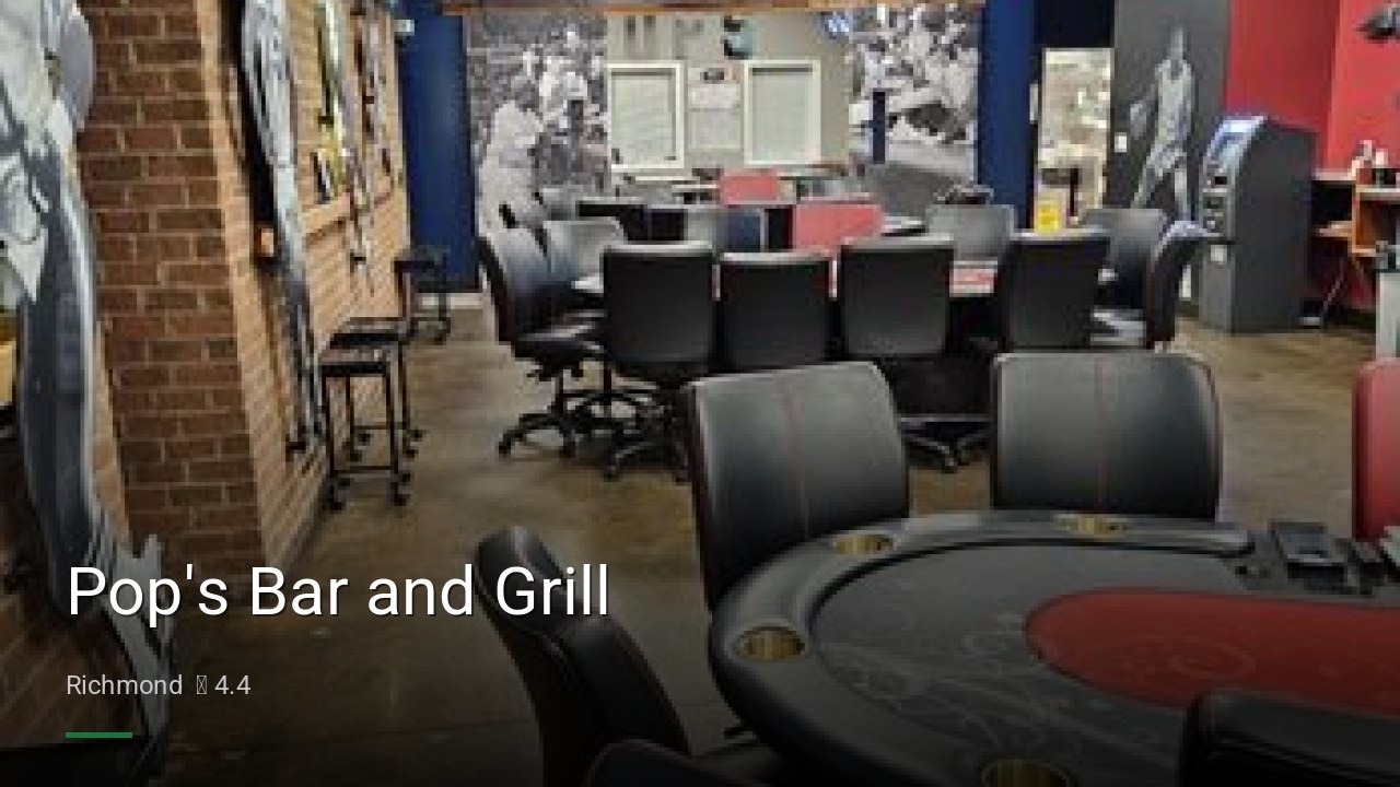 Pop's Bar and Grill - Sports Bars in Richmond