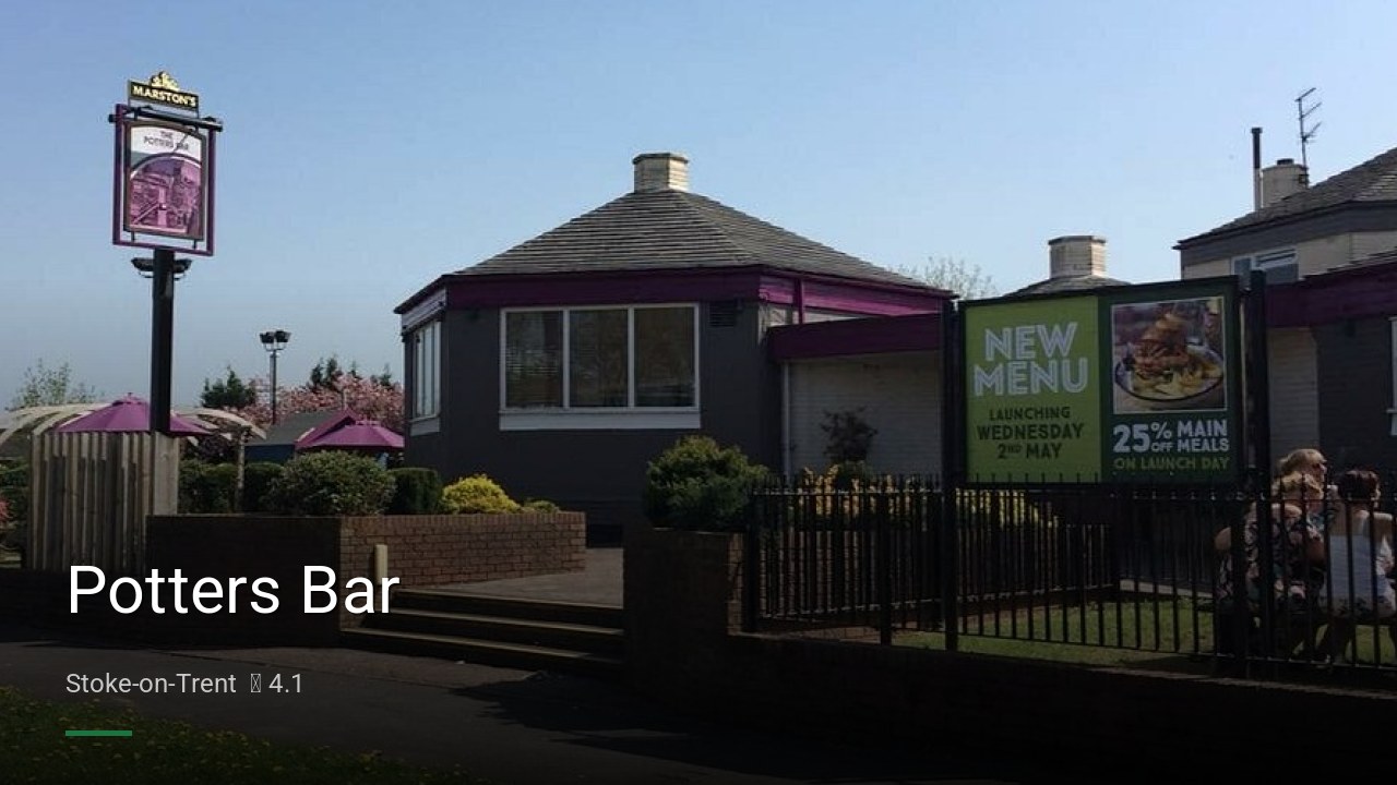 Potters Bar - Sports Bars in Stoke-on-Trent