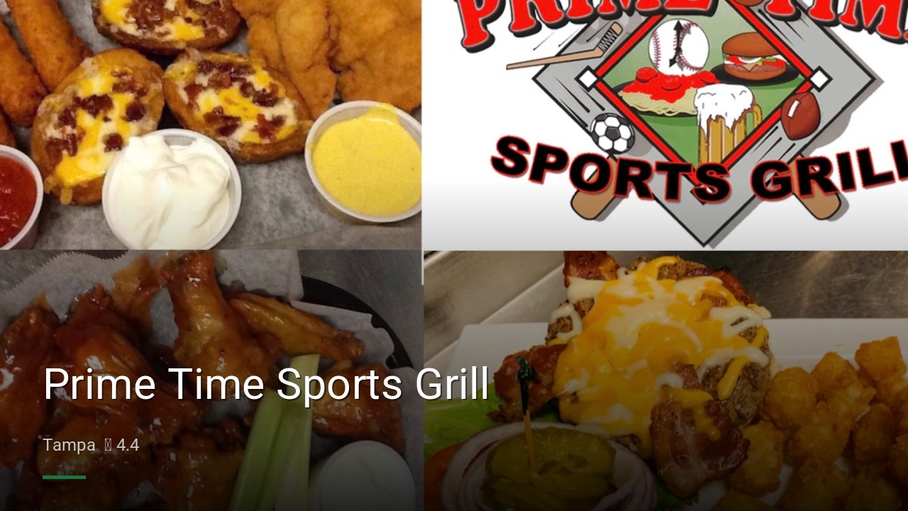 Prime Time Sports Grill - Sports Bars in Tampa