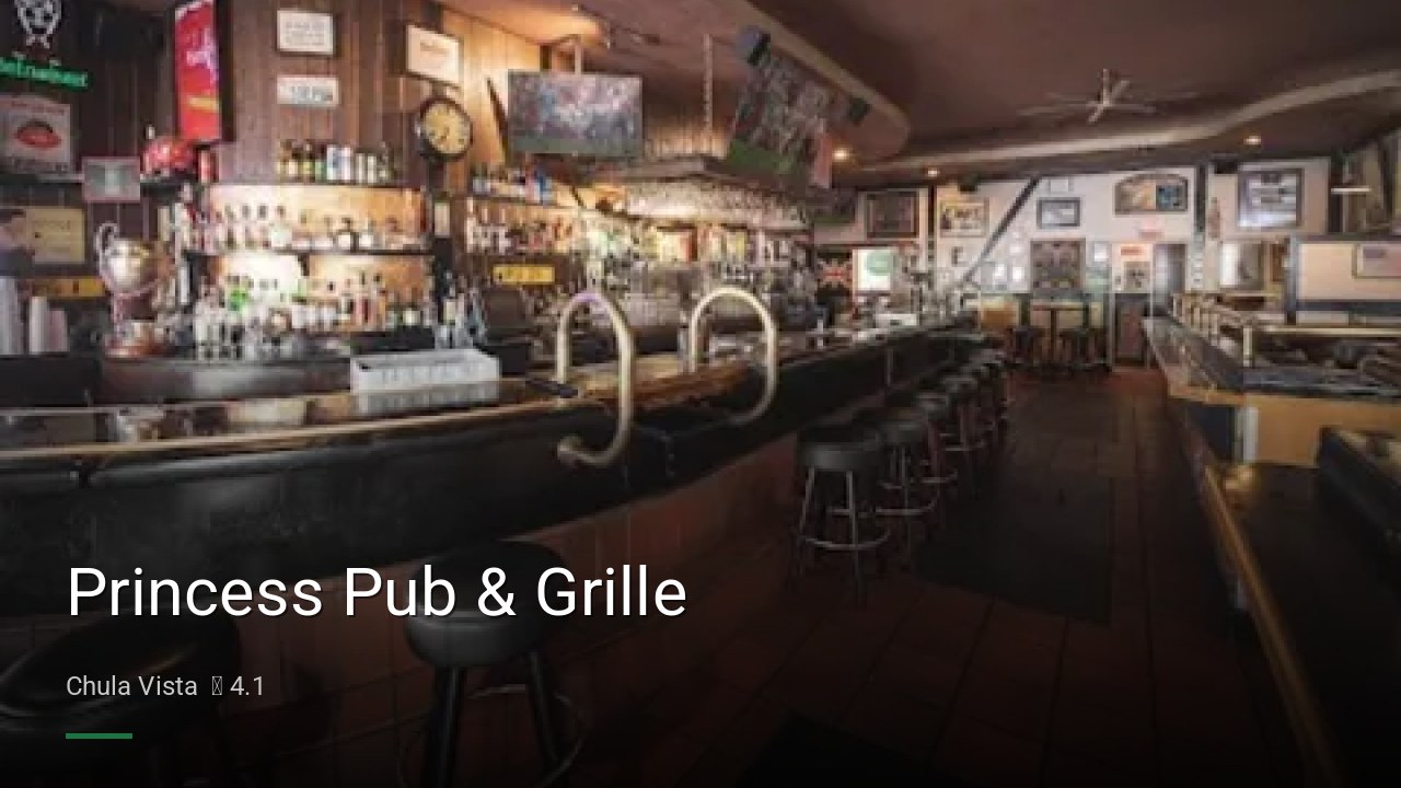 Princess Pub & Grille - Sports Bars in Chula Vista