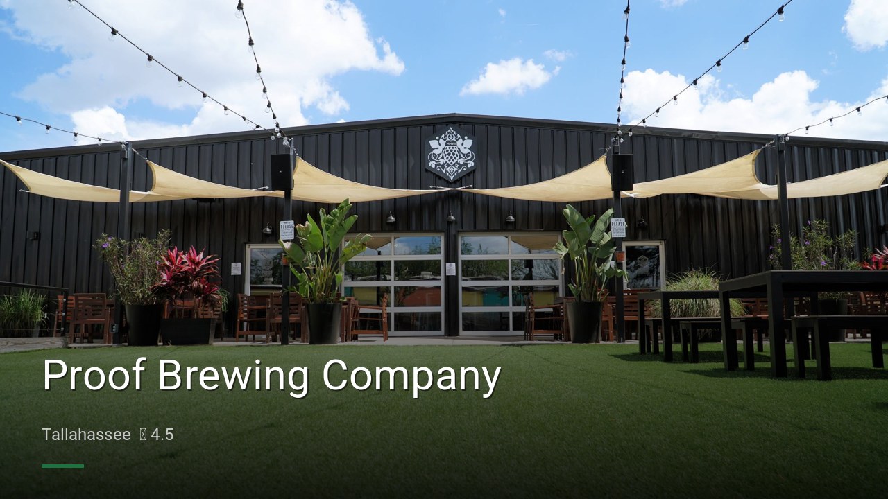 Proof Brewing Company - Sports Bars in Tallahassee