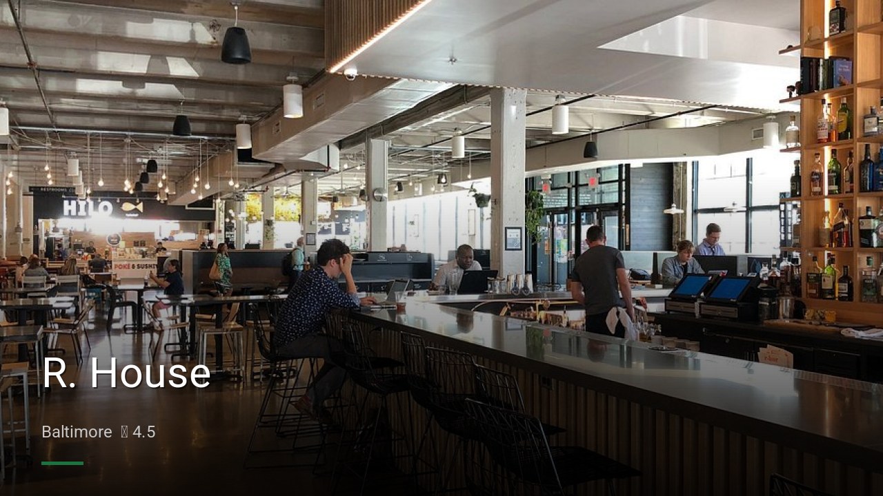 R. House - Sports Bars in Baltimore