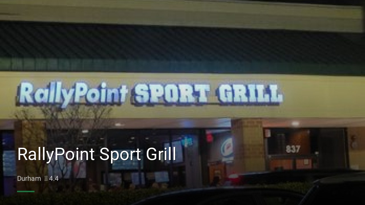RallyPoint Sport Grill - Sports Bars in Durham