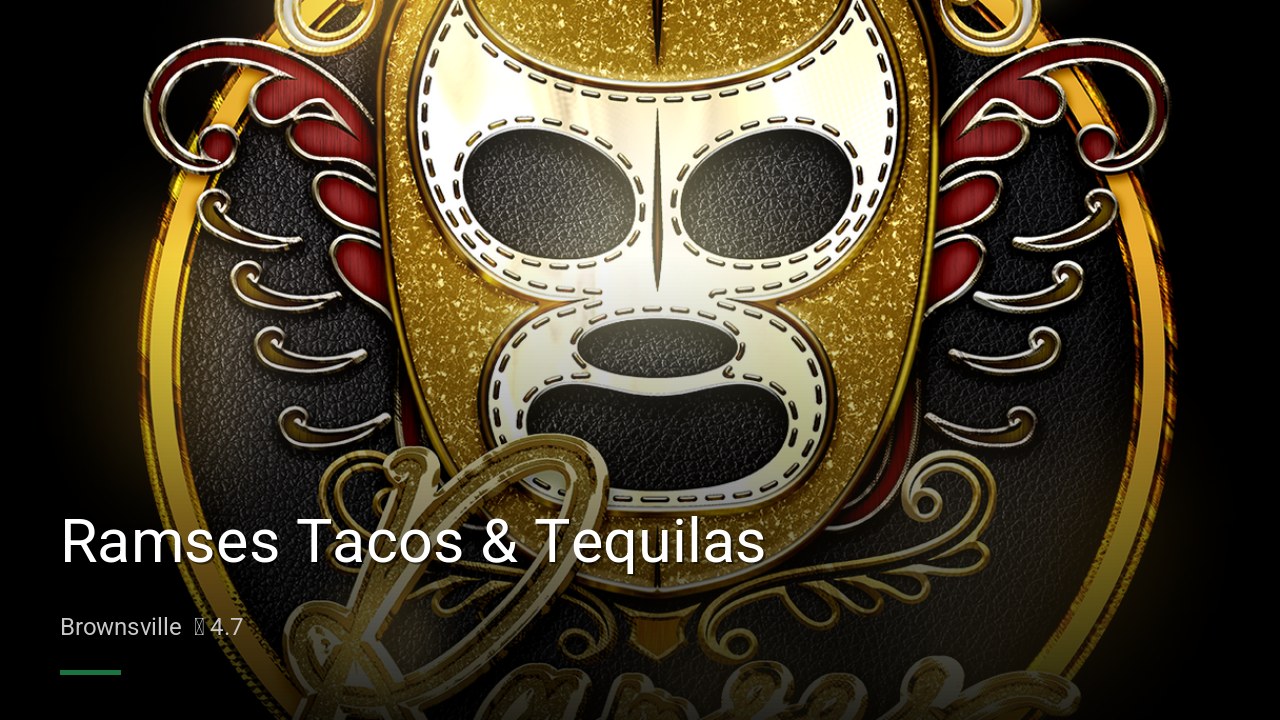 Ramses Tacos & Tequilas - Sports Bars in Brownsville