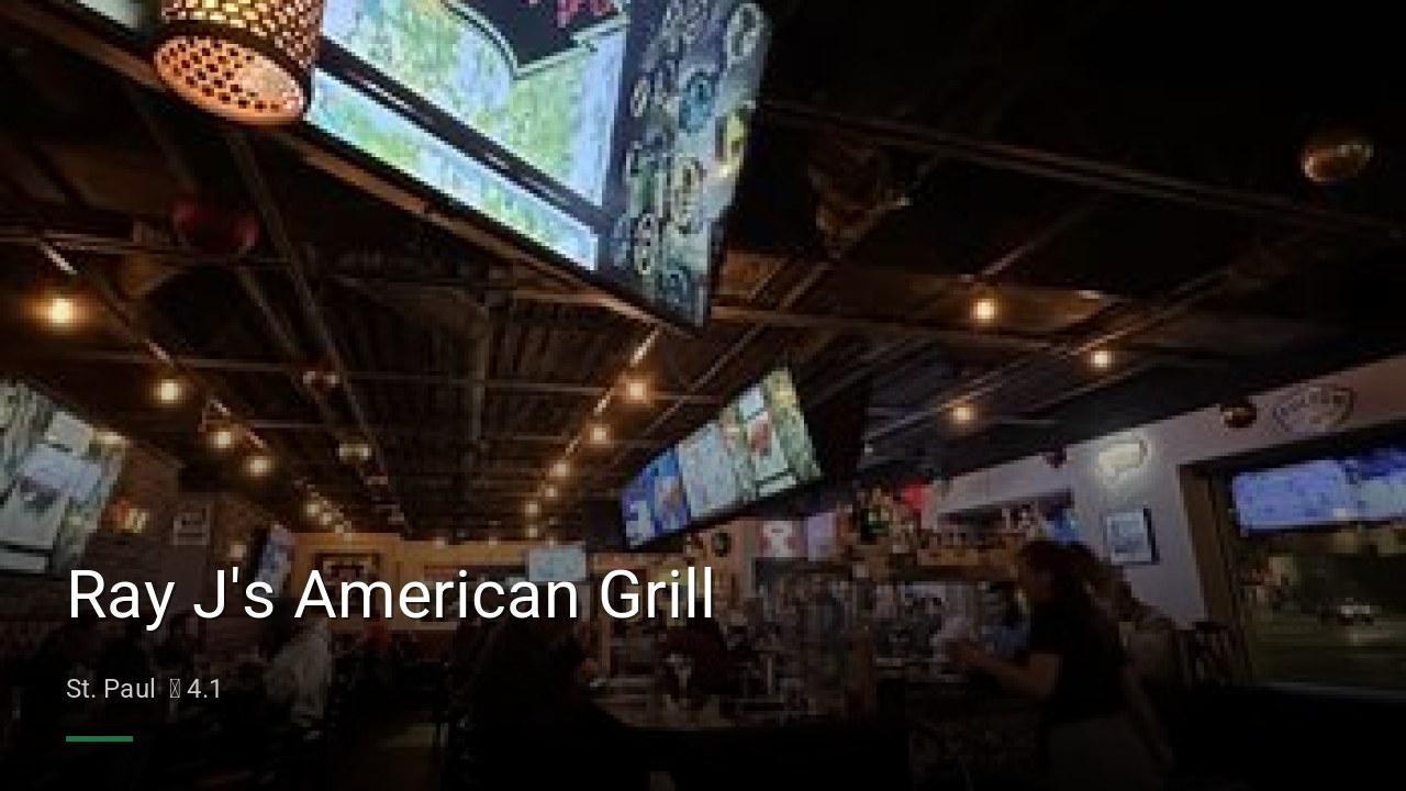 Ray J's American Grill - Sports Bars in St. Paul