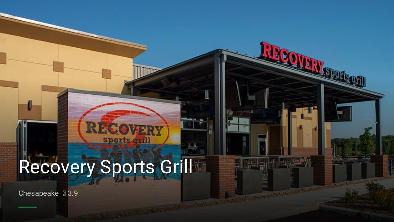 Recovery Sports Grill - Sports Bars in Chesapeake
