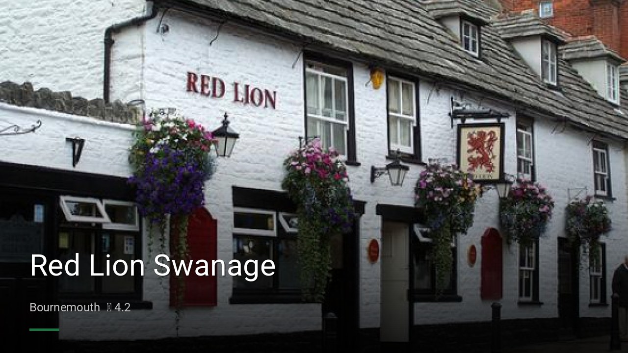 Red Lion Swanage - Sports Bars in Bournemouth