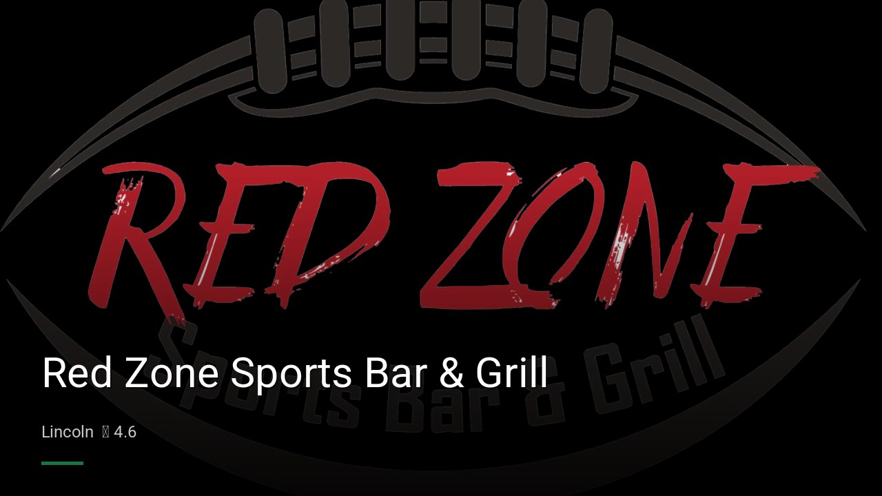 Red Zone Sports Bar & Grill - Sports Bars in Lincoln