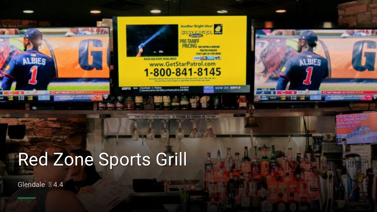 Red Zone Sports Grill - Sports Bars in Glendale
