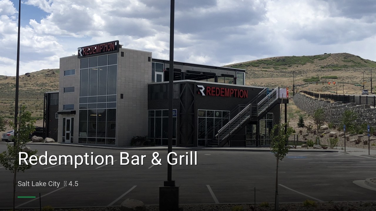 Redemption Bar & Grill - Sports Bars in Salt Lake City