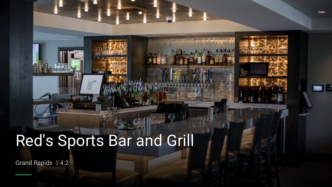 Red's Sports Bar and Grill - Sports Bars in Grand Rapids
