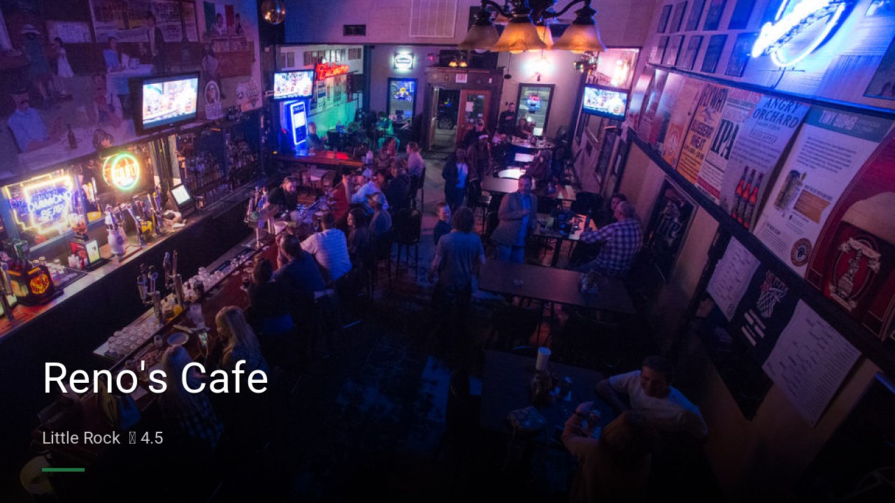 Reno's Cafe - Sports Bars in Little Rock