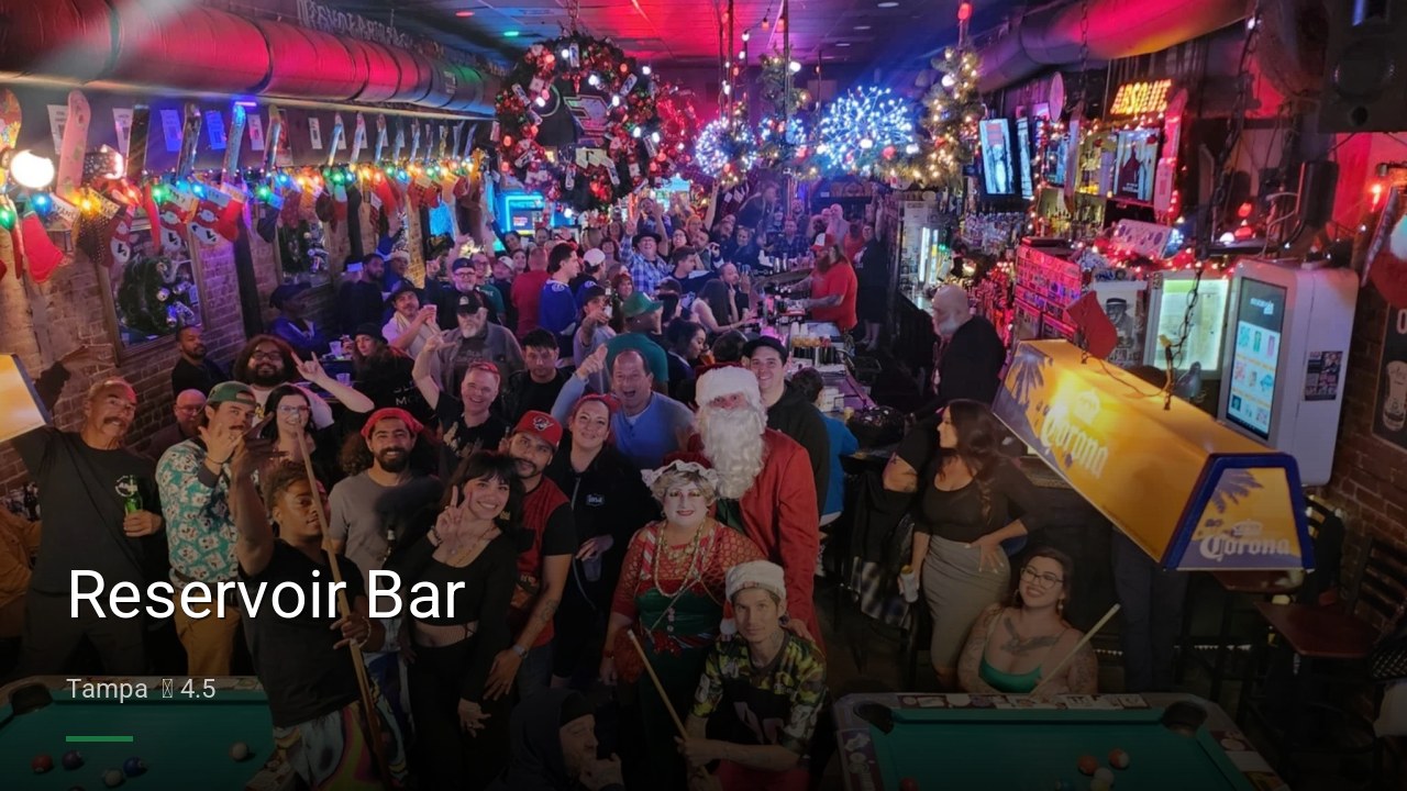 Reservoir Bar - Sports Bars in Tampa