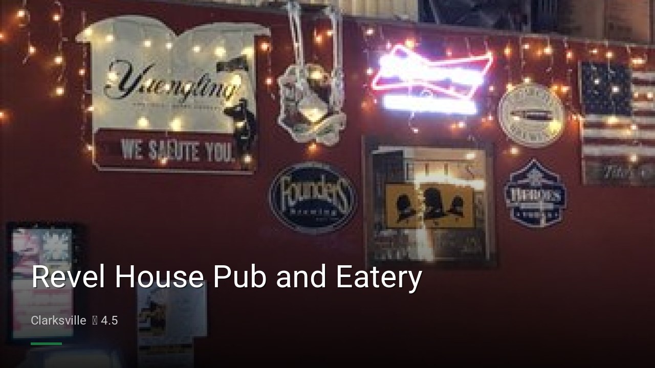 Revel House Pub and Eatery - Sports Bars in Clarksville
