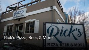 Rick’s Pizza, Beer, & More — Sports bars in Reno
