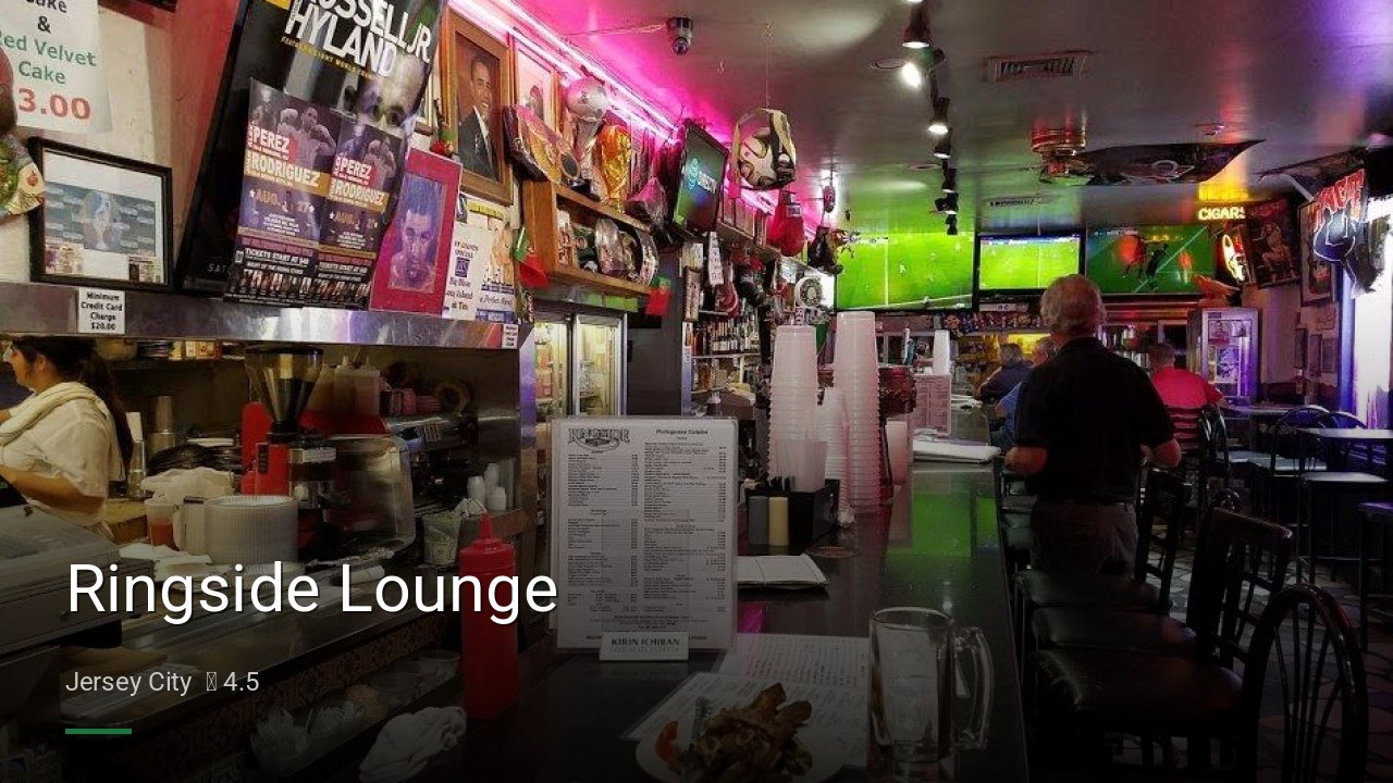 Ringside Lounge - Sports Bars in Jersey City