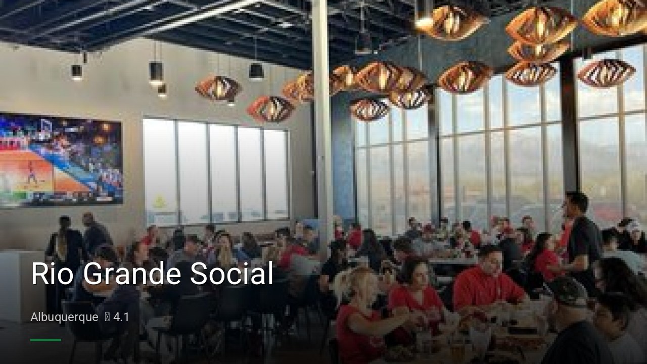 Rio Grande Social - Sports Bars in Albuquerque