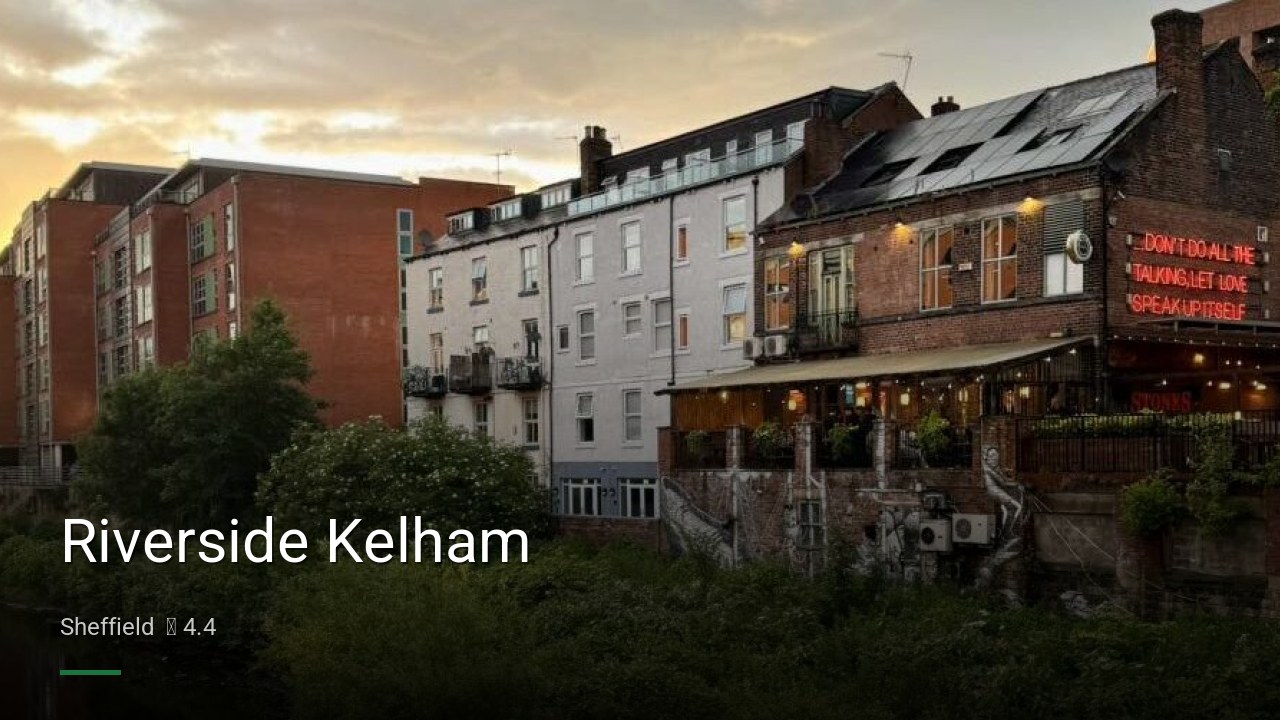Riverside Kelham - Sports Bars in Sheffield