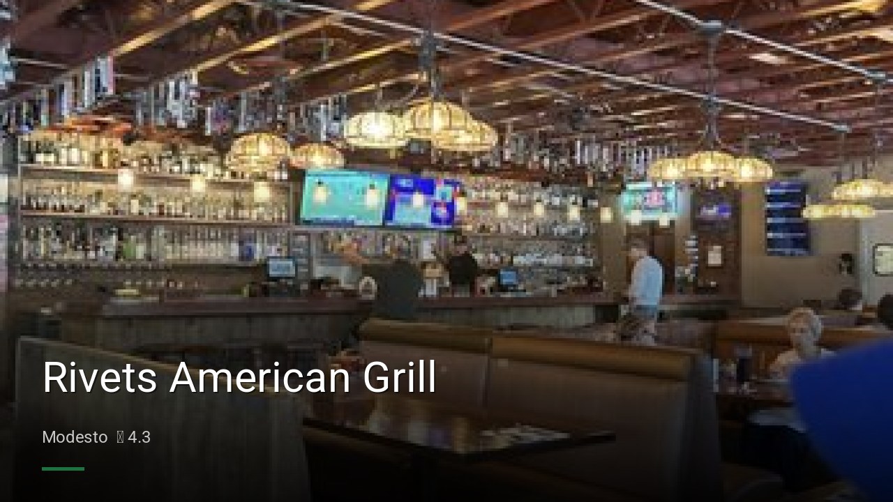 Rivets American Grill - Sports Bars in Modesto