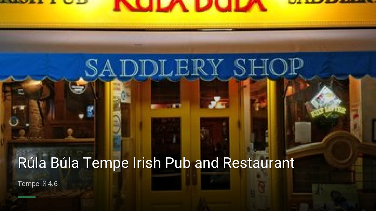 Rúla Búla Tempe Irish Pub and Restaurant - Sports Bars in Tempe