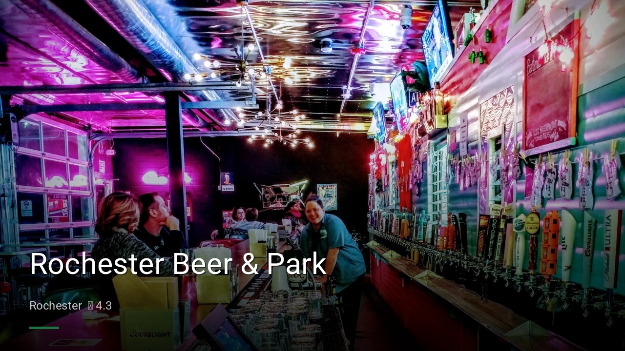 Rochester Beer & Park - Sports Bars in Rochester