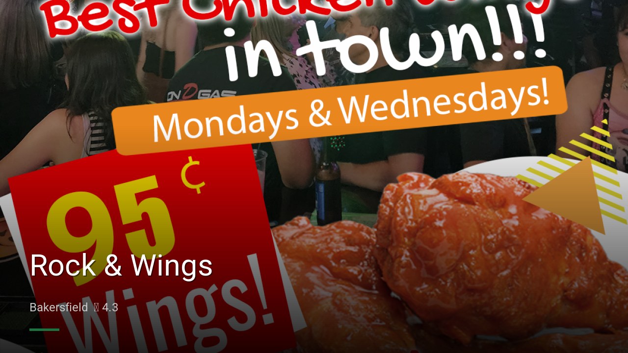 Rock & Wings - Sports Bars in Bakersfield