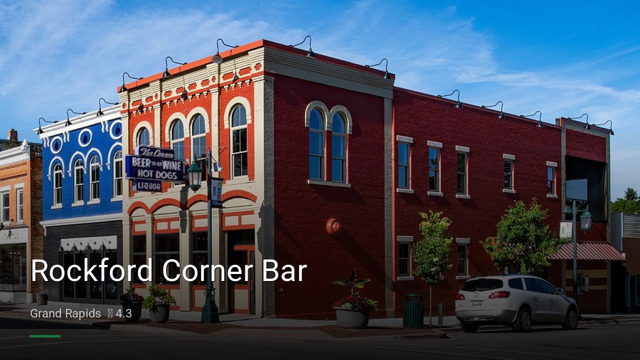 Rockford Corner Bar - Sports Bars in Grand Rapids