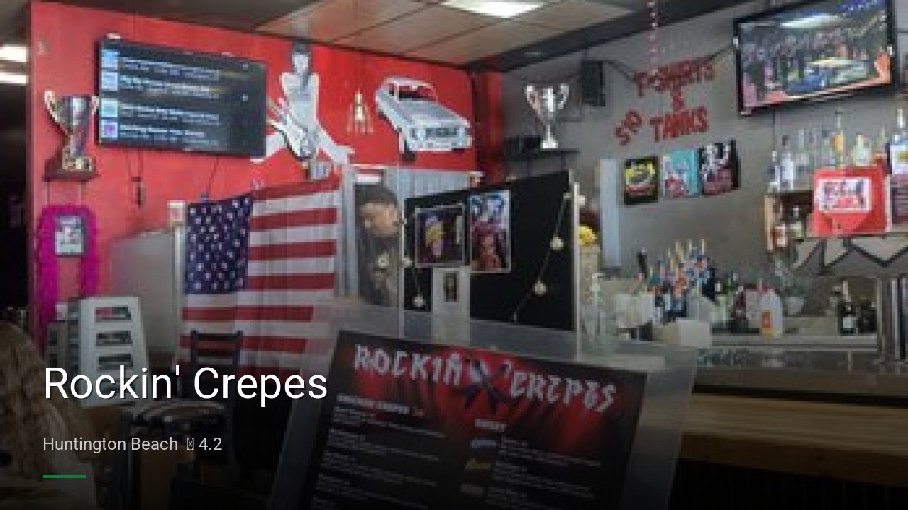 Rockin' Crepes - Sports Bars in Huntington Beach