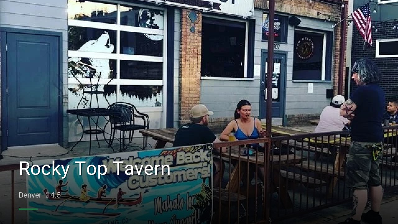 Rocky Top Tavern - Sports Bars in Denver