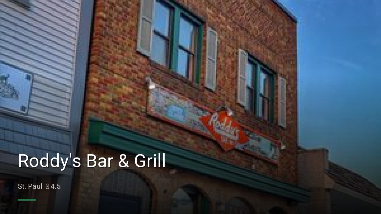 Roddy's Bar & Grill - Sports Bars in St. Paul