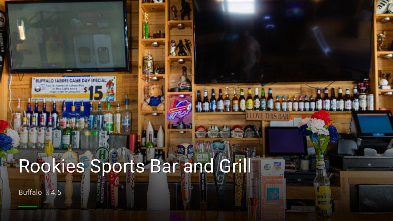 Rookies Sports Bar and Grill - Sports Bars in Buffalo