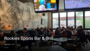Rookies Sports Bar & Grill — Sports bars in Oakland