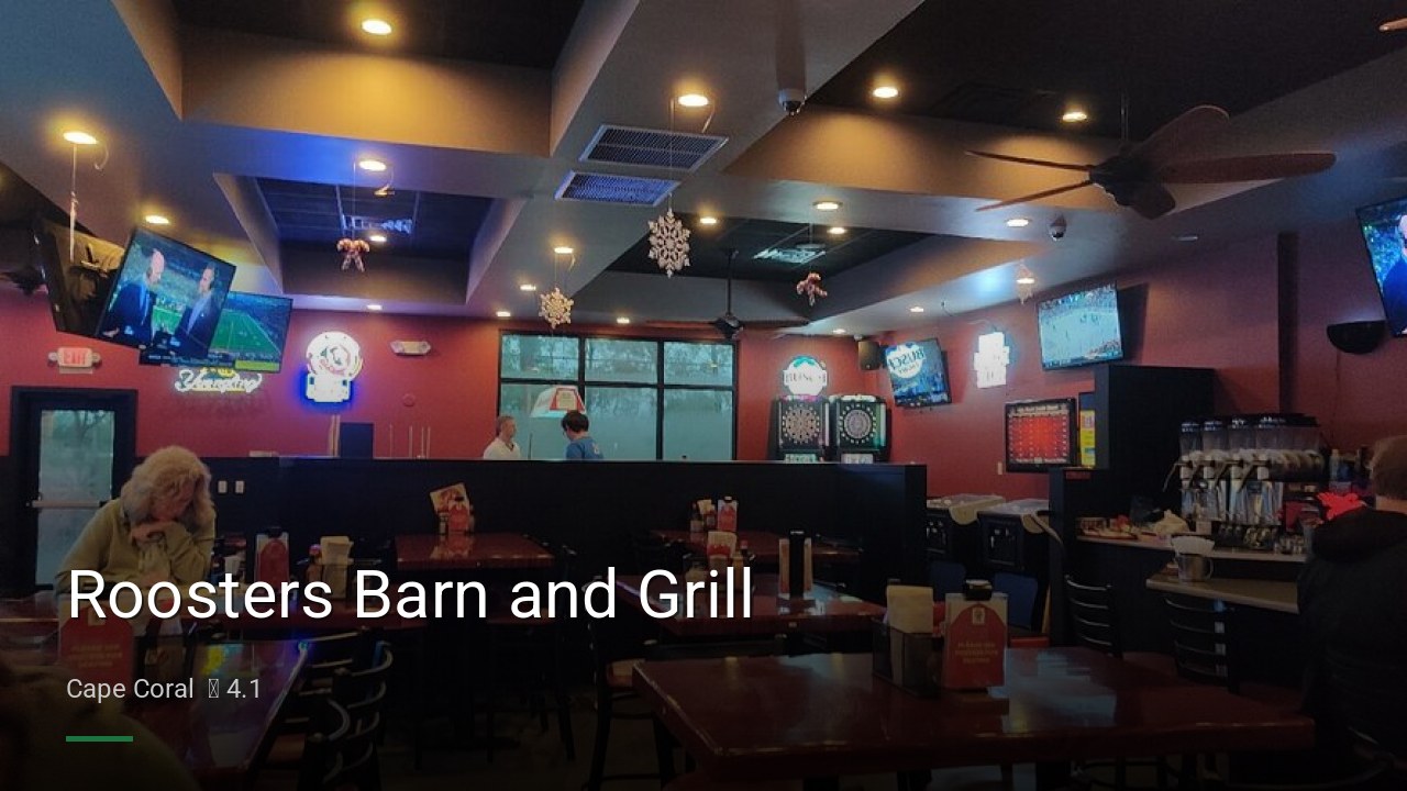 Roosters Barn and Grill - Sports Bars in Cape Coral