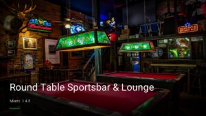 Round Table Sportsbar & Lounge — Sports bars in Miami