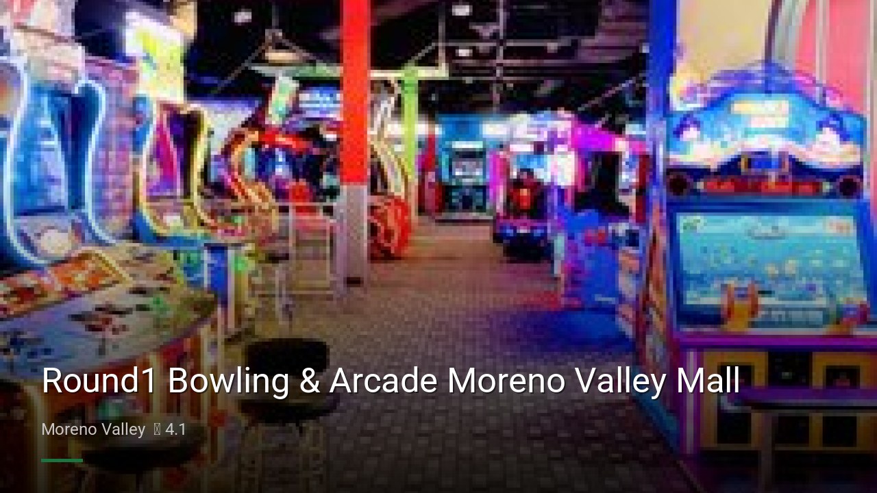 Round1 Bowling & Arcade Moreno Valley Mall - Sports Bars in Moreno Valley