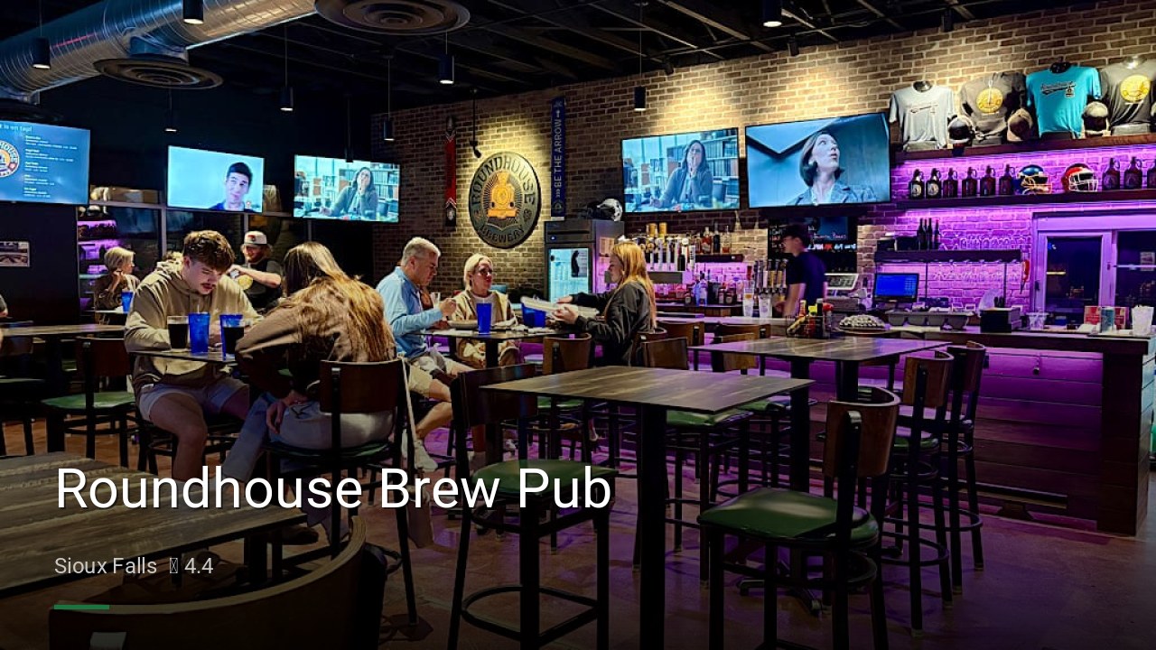 Roundhouse Brew Pub - Sports Bars in Sioux Falls