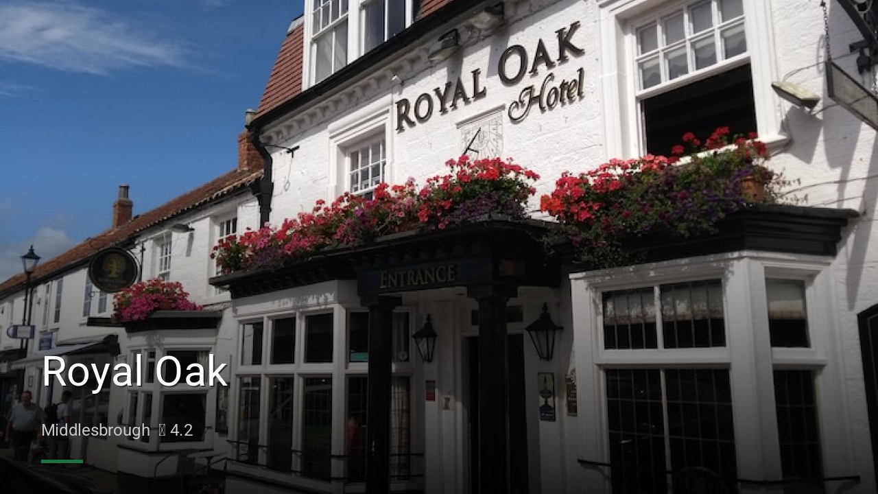 Royal Oak - Sports Bars in Middlesbrough