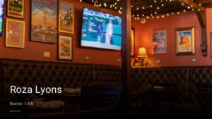 Roza Lyons — Sports bars in Boston