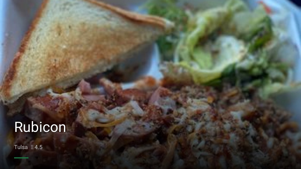 Rubicon - Sports Bars in Tulsa