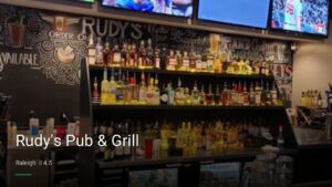 Rudy’s Pub & Grill — Sports bars in Raleigh