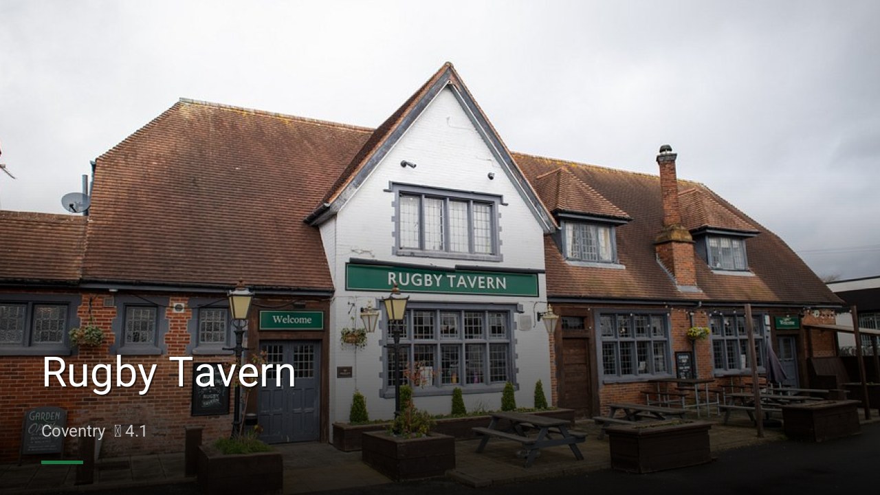 Rugby Tavern - Sports Bars in Coventry
