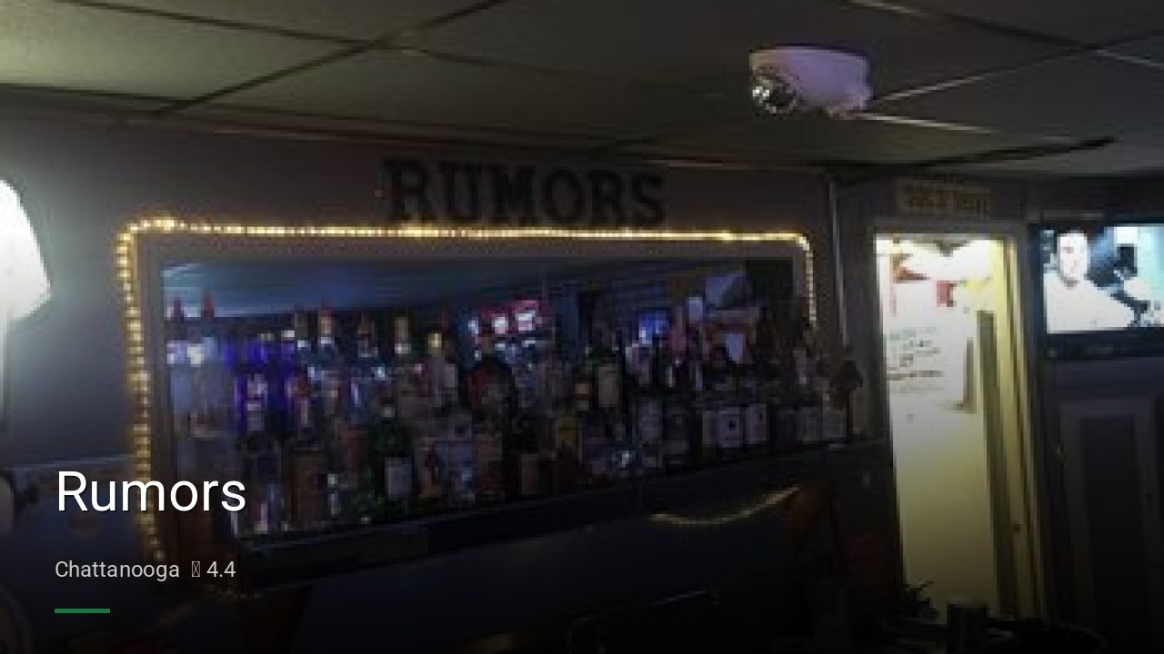 Rumors - Sports Bars in Chattanooga