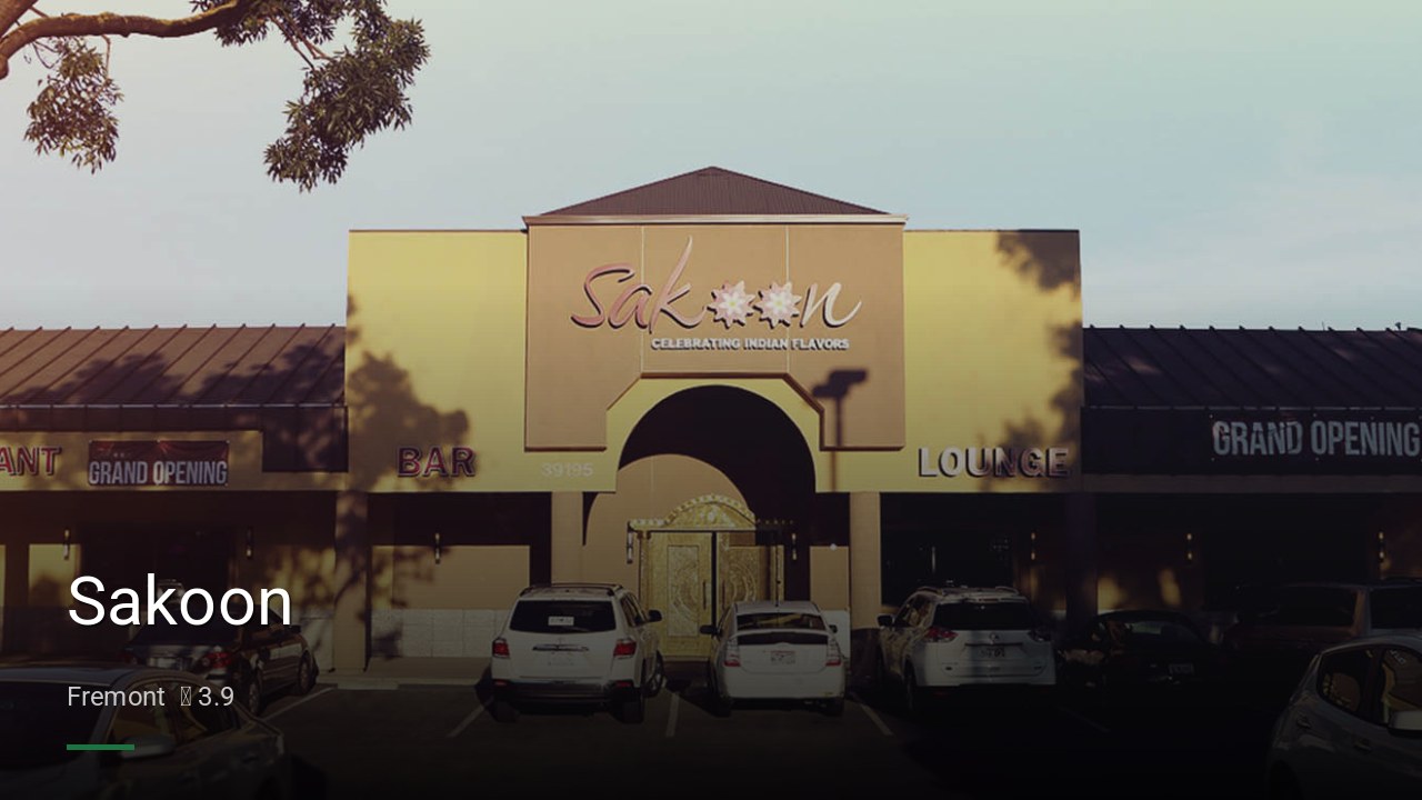 Sakoon - Sports Bars in Fremont