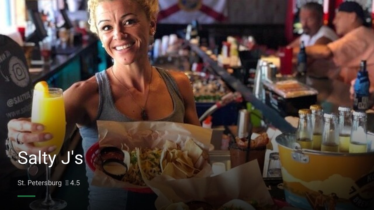 Salty J’s — Sports bars in St. Petersburg