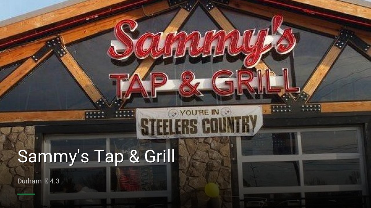 Sammy's Tap & Grill - Sports Bars in Durham