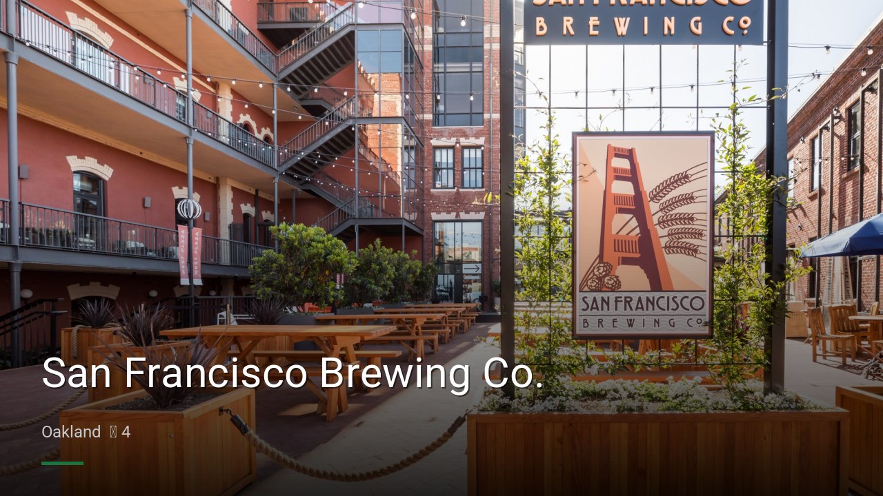 San Francisco Brewing Co. - Sports Bars in Oakland