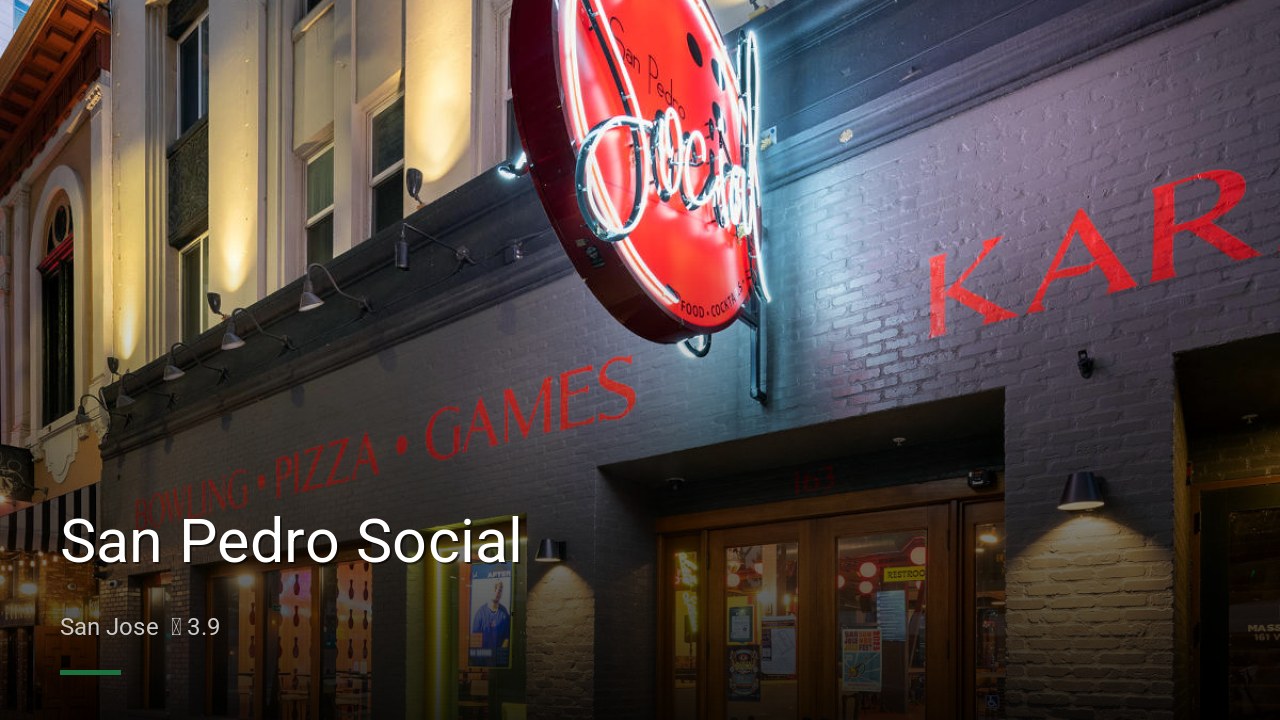 San Pedro Social - Sports Bars in San Jose