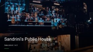 Sandrini’s Public House — Sports bars in Bakersfield