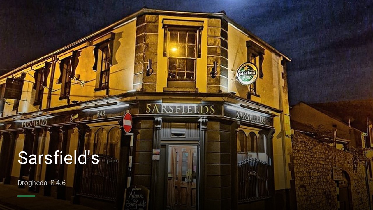 Sarsfield's - Sports Bars in Drogheda
